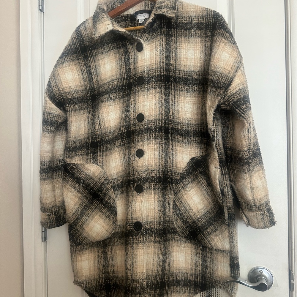 NOA Neutral Button-Up Coat